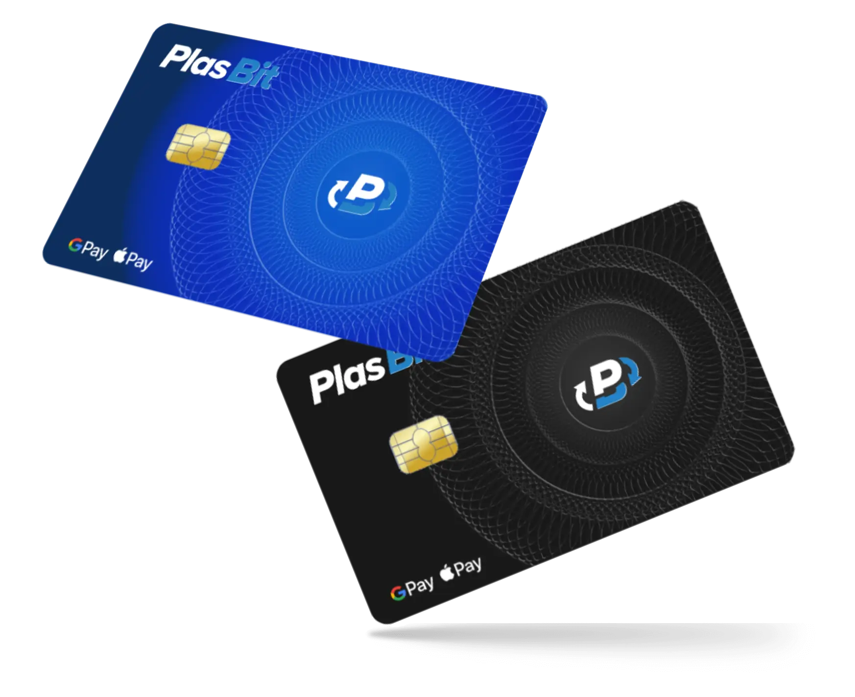 PlasBit crypto card logo physical virtual
