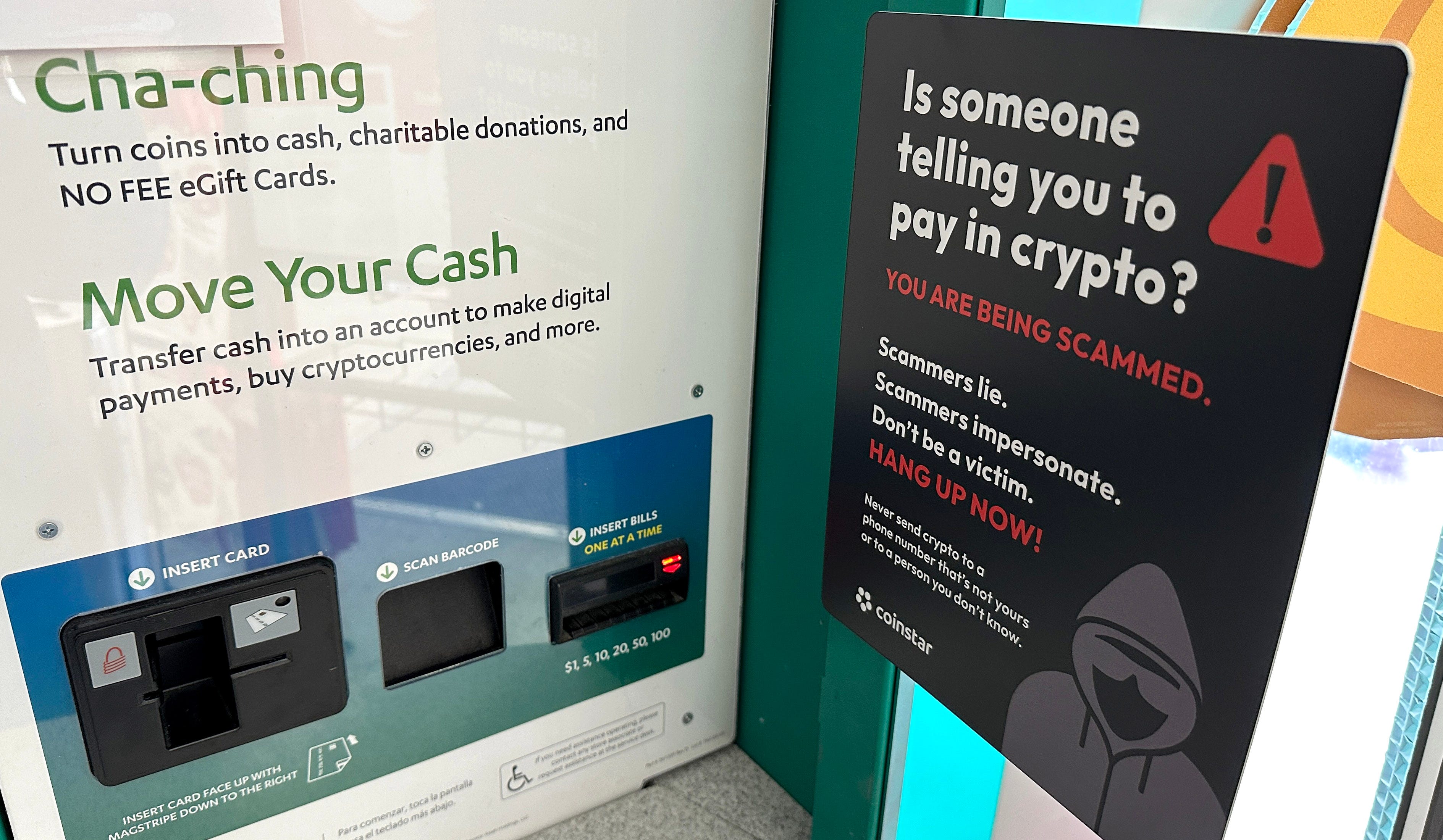 crypto credit card phishing scam warning