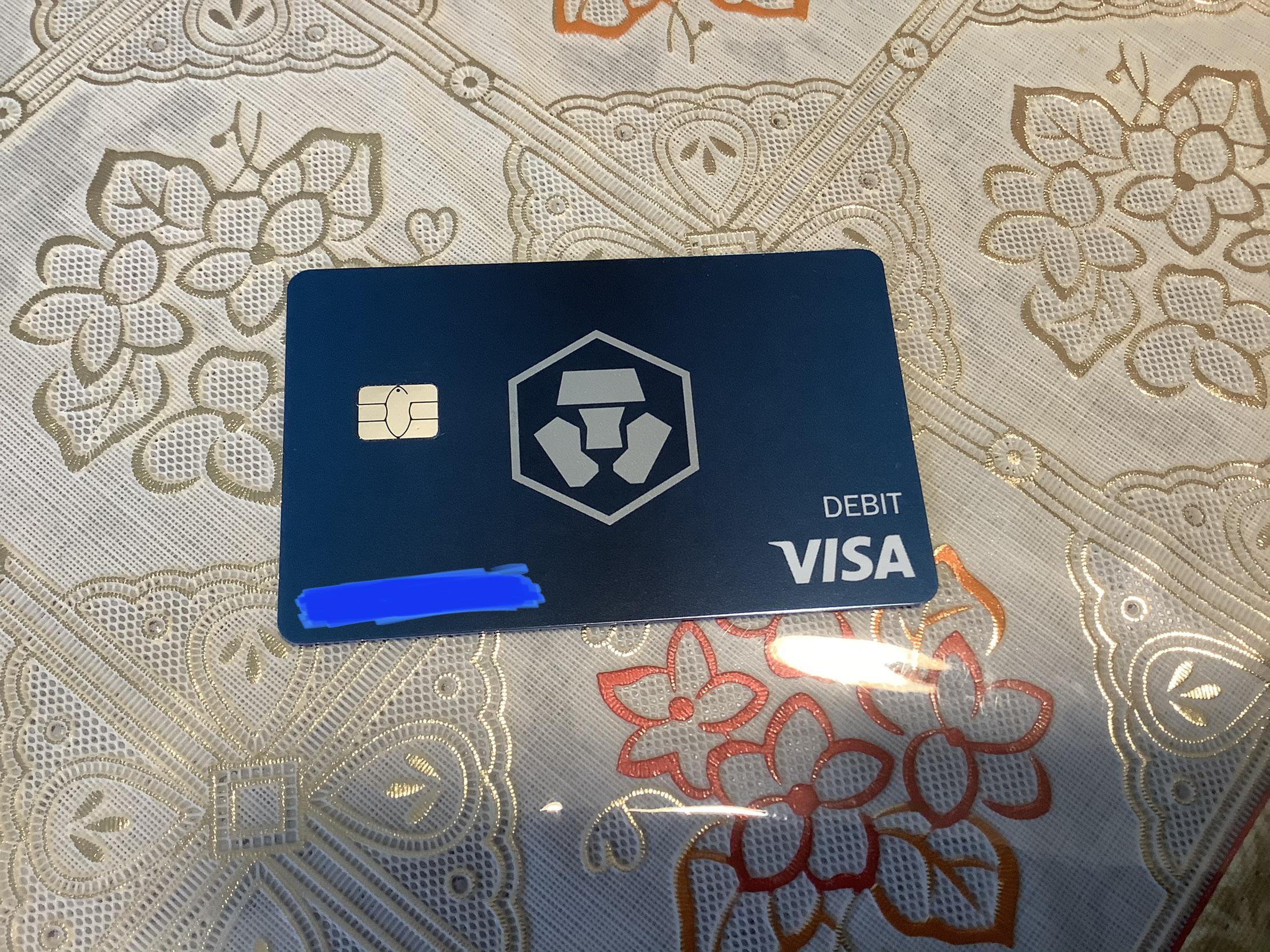 Crypto.com Midnight Blue card