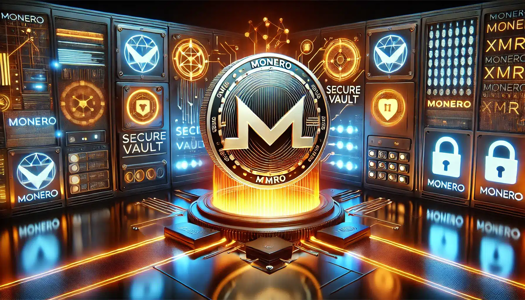 Monero XMR anonymous crypto card deposit